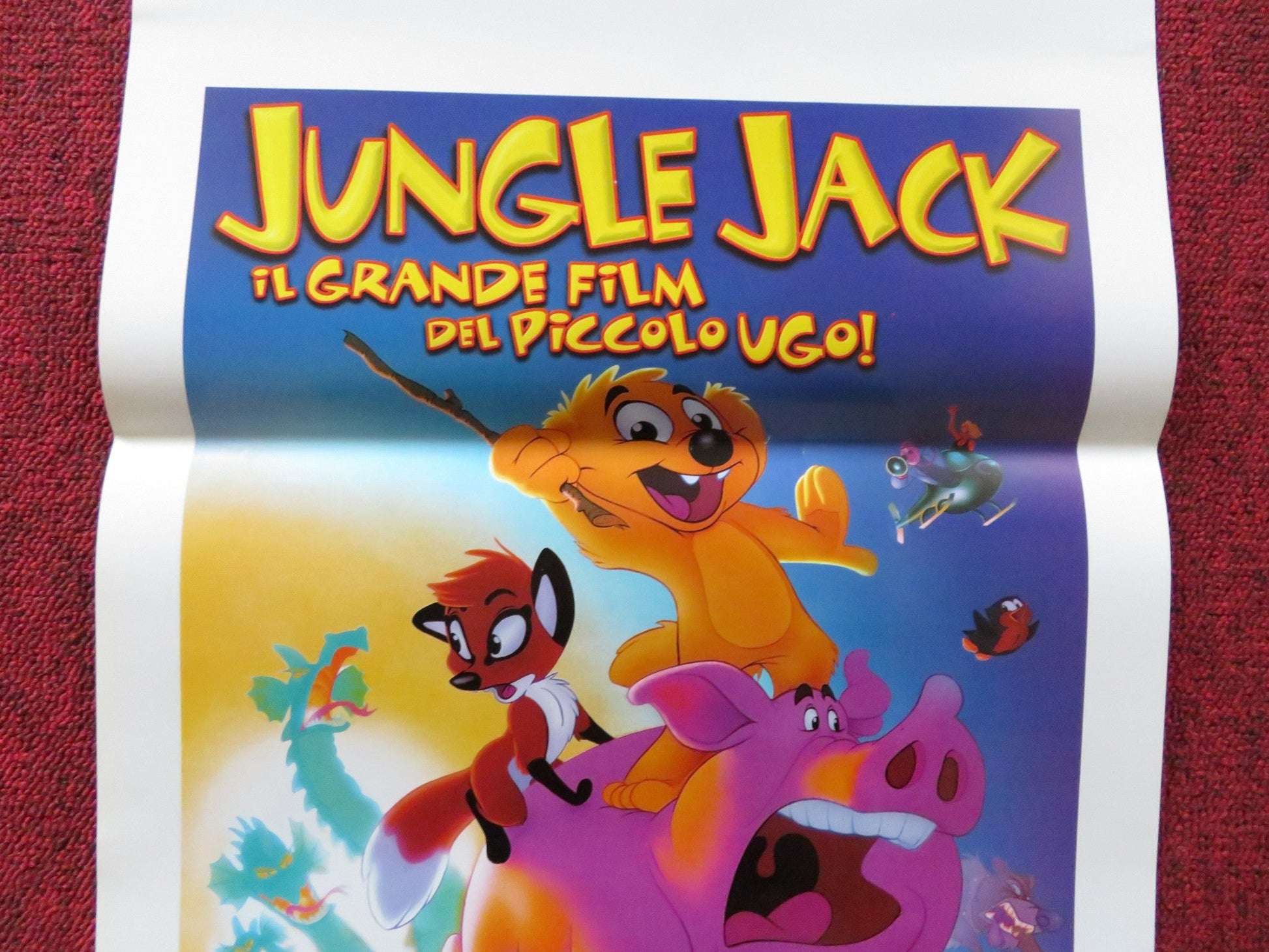 JUNGLE JACK IL GRANDE FILM DEL PICCOLO UGO ITALIAN LOCANDINA POSTER K.BRUEL 1996 Rendezvous Cinema Movie posters