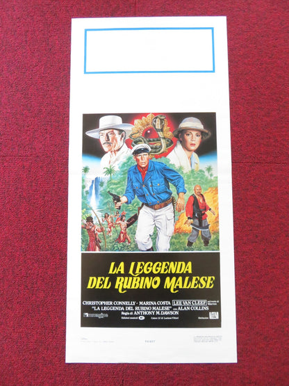 JUNGLE RAIDERS ITALIAN LOCANDINA POSTER LEE VAN CLEEF CHRISTOPHER CONNELLY 1985 Rendezvous Cinema Movie posters