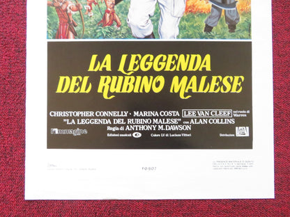 JUNGLE RAIDERS ITALIAN LOCANDINA POSTER LEE VAN CLEEF CHRISTOPHER CONNELLY 1985 Rendezvous Cinema Movie posters