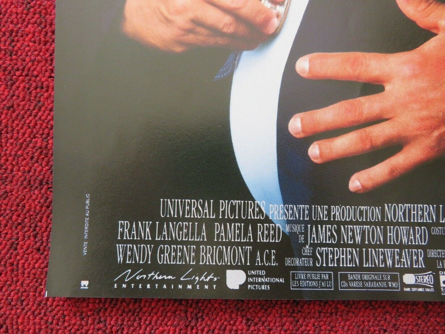 JUNIOR FRENCH (16"x 21") POSTER ARNOLD SCHWARZENEGGER DANNY DEVITO 1994 Movie posters