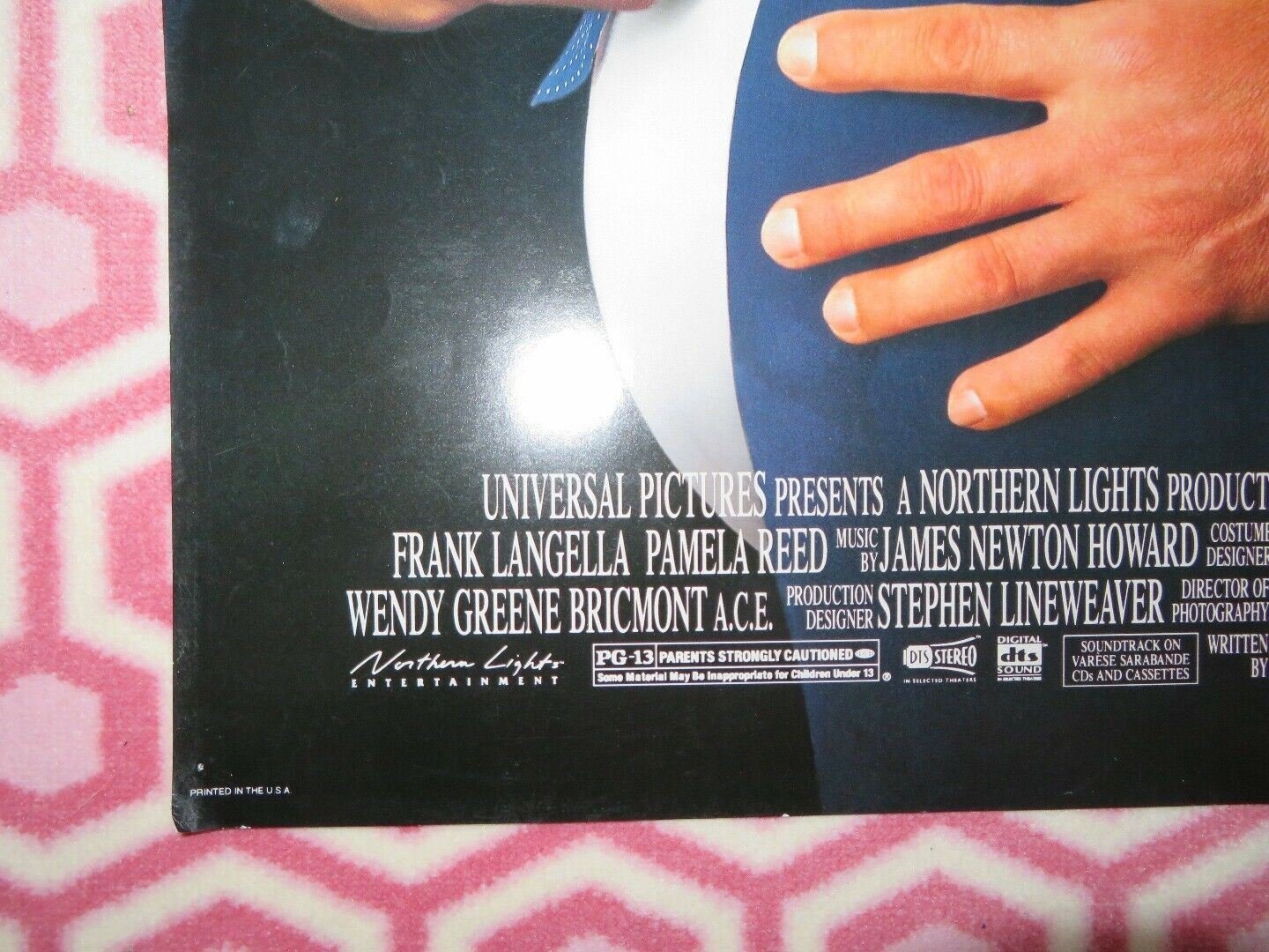 JUNIOR ONE SHEET POSTER FOLDED ARNOLD SCHWARZENEGGER DANNY DEVITO 1994 Movie posters