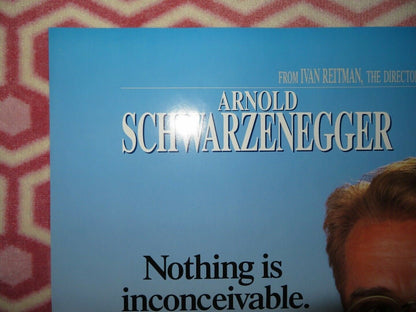 JUNIOR ONE SHEET POSTER FOLDED ARNOLD SCHWARZENEGGER DANNY DEVITO 1994 Movie posters