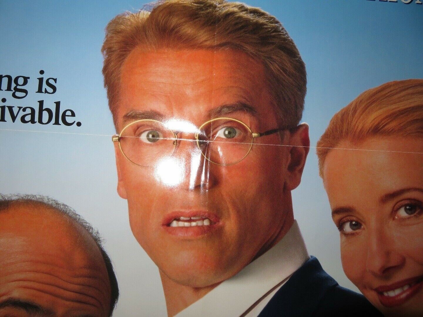 JUNIOR ONE SHEET POSTER FOLDED ARNOLD SCHWARZENEGGER DANNY DEVITO 1994 Movie posters