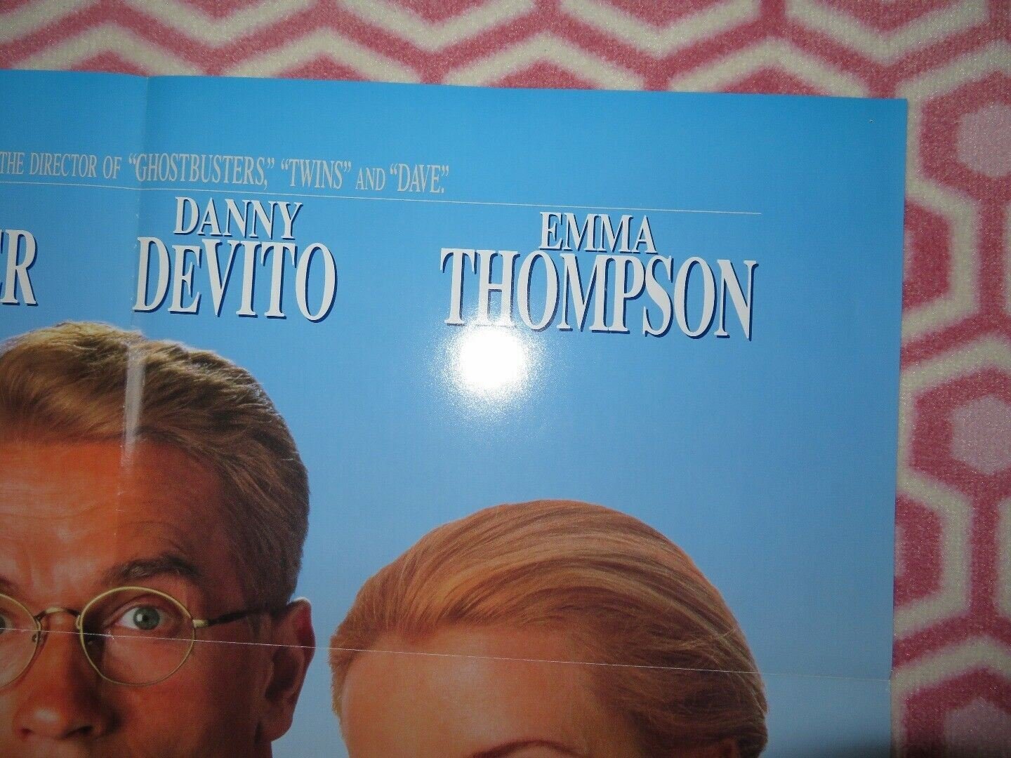 JUNIOR ONE SHEET POSTER FOLDED ARNOLD SCHWARZENEGGER DANNY DEVITO 1994 Movie posters