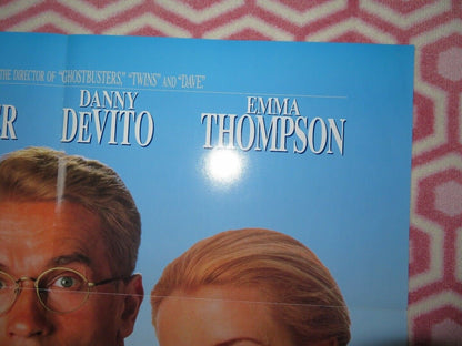 JUNIOR ONE SHEET POSTER FOLDED ARNOLD SCHWARZENEGGER DANNY DEVITO 1994 Movie posters