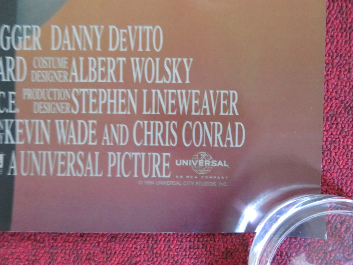 JUNIOR US ONE SHEET ROLLED POSTER ARNOLD SCHWARZENEGGER DANNY DE VITO 1994 Rendezvous Cinema Movie posters