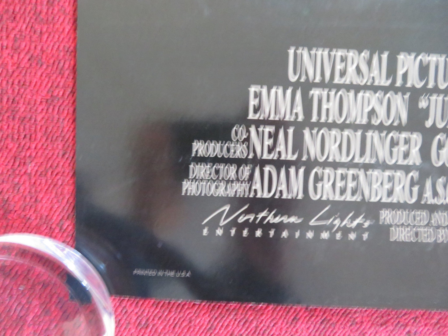 JUNIOR US ONE SHEET ROLLED POSTER ARNOLD SCHWARZENEGGER DANNY DE VITO 1994 Rendezvous Cinema Movie posters