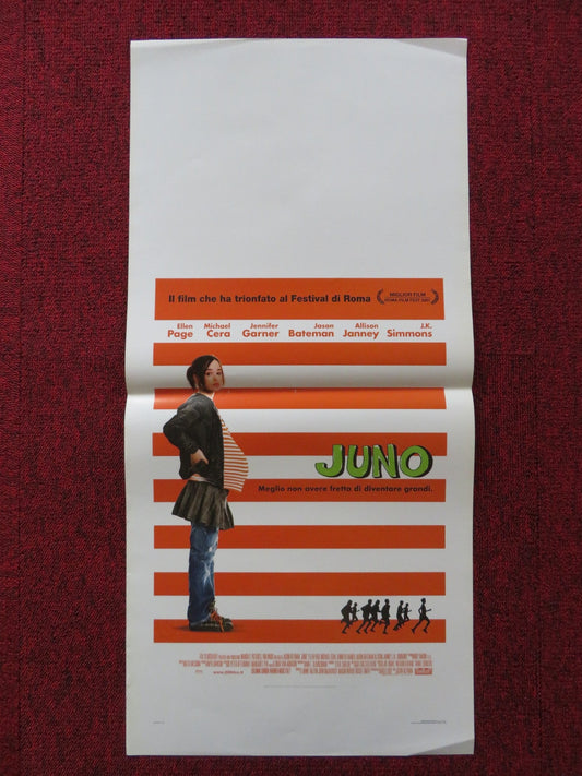 JUNO ITALIAN LOCANDINA POSTER ELLIOT PAGE MICHAEL CERA 2007 Rendezvous Cinema Movie posters