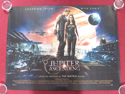 JUPITER ASCENDING UK QUAD (30"x 40") ROLLED POSTER CHANNING TATUM M. KUNIS 2015 Rendezvous Cinema Movie posters