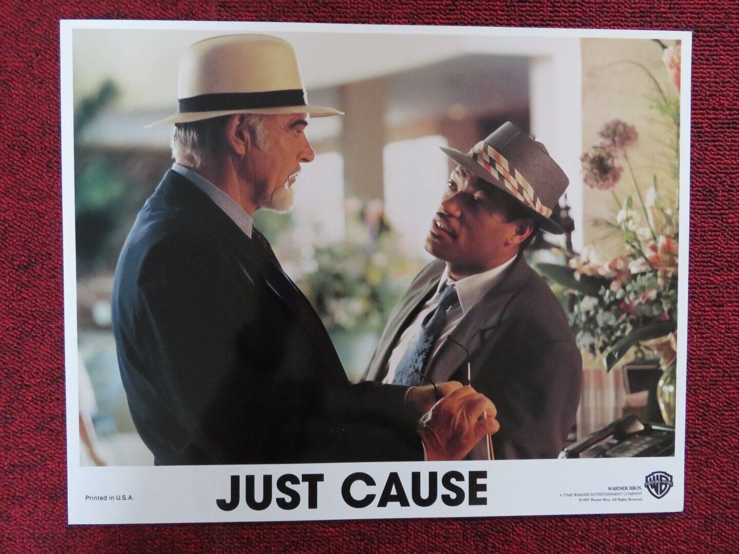 JUST CAUSE - F US LOBBY CARD SEAN CONNERY LAURENCE FISHBURNE 1995 Movie posters