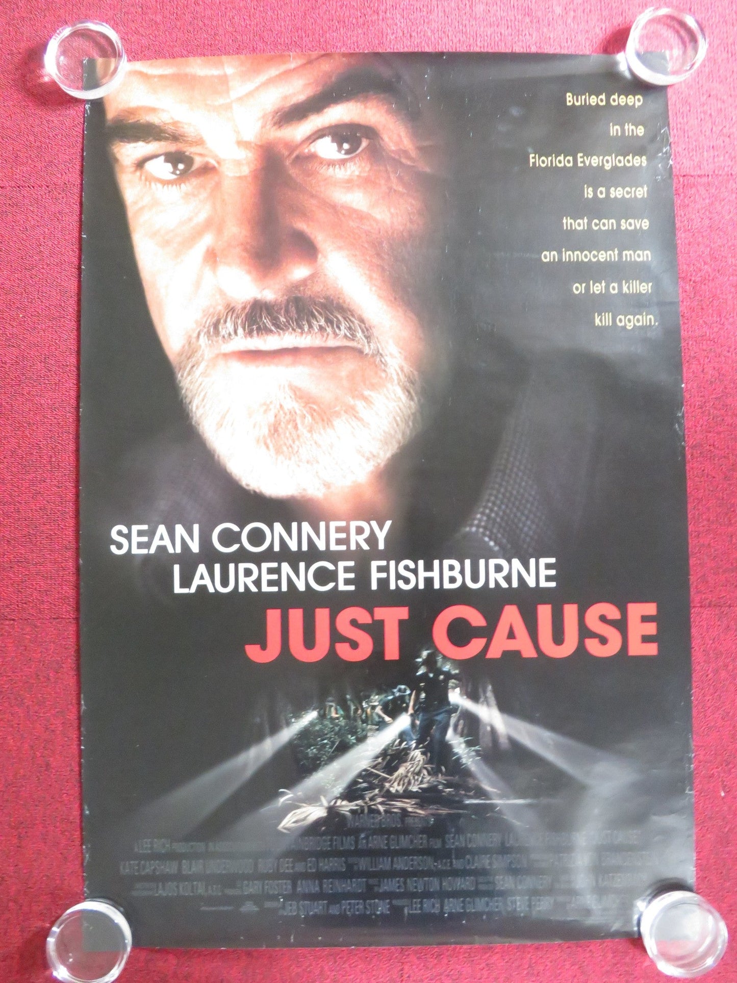 JUST CAUSE US ONE SHEET ROLLED POSTER SEAN CONNERY LAURENCE FISHBURNE 1995 Rendezvous Cinema Movie posters