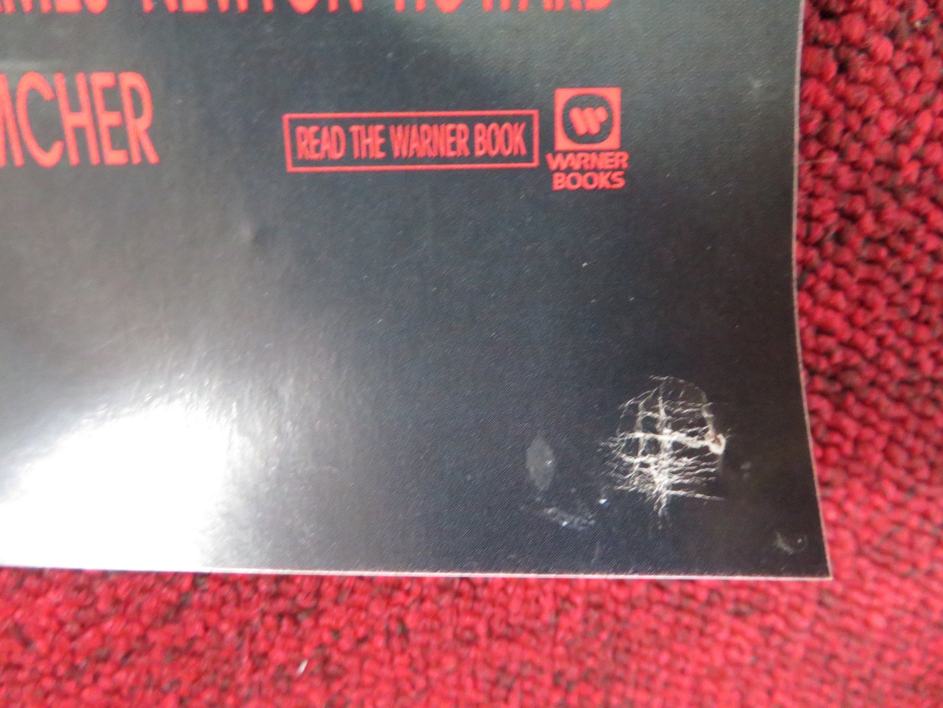 JUST CAUSE VHS POSTER SEAN CONNERY LAURENCE FISHBURNE 1995 Rendezvous Cinema Movie posters