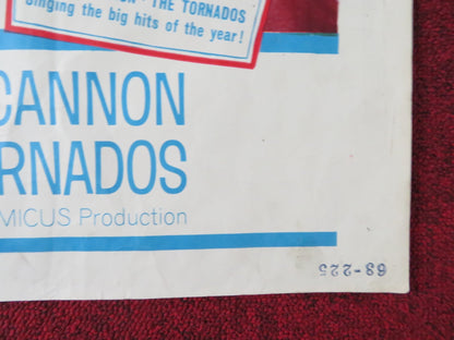 JUST FOR FUN HALF SHEET (22"x 28") POSTER MARK WYNTER BOBBY VEE 1963 Rendezvous Cinema Movie posters