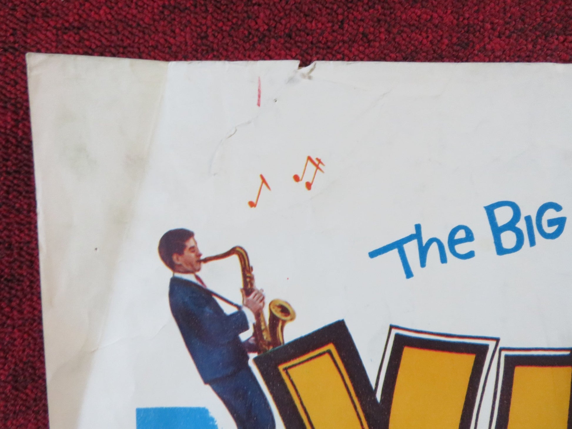 JUST FOR FUN HALF SHEET (22"x 28") POSTER MARK WYNTER BOBBY VEE 1963 Rendezvous Cinema Movie posters