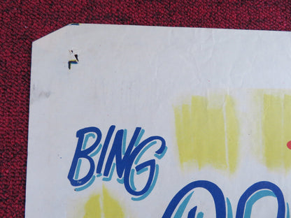 JUST FOR YOU FOLDED US ONE SHEET POSTER BING CROSBY JANE WYMAN 1952 Rendezvous Cinema Movie posters