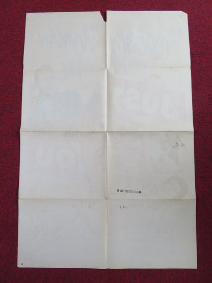 JUST FOR YOU FOLDED US ONE SHEET POSTER BING CROSBY JANE WYMAN 1952 Rendezvous Cinema Movie posters