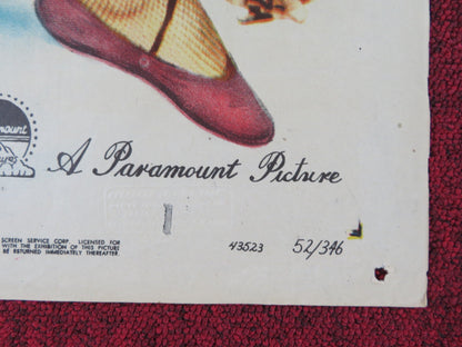 JUST FOR YOU FOLDED US ONE SHEET POSTER BING CROSBY JANE WYMAN 1952 Rendezvous Cinema Movie posters