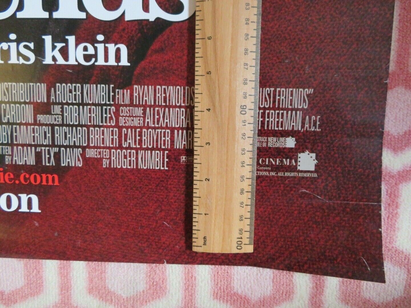 JUST FRIENDS US ROLLED POSTER RYAN REYNOLDS AMY SMART 2005 Movie posters