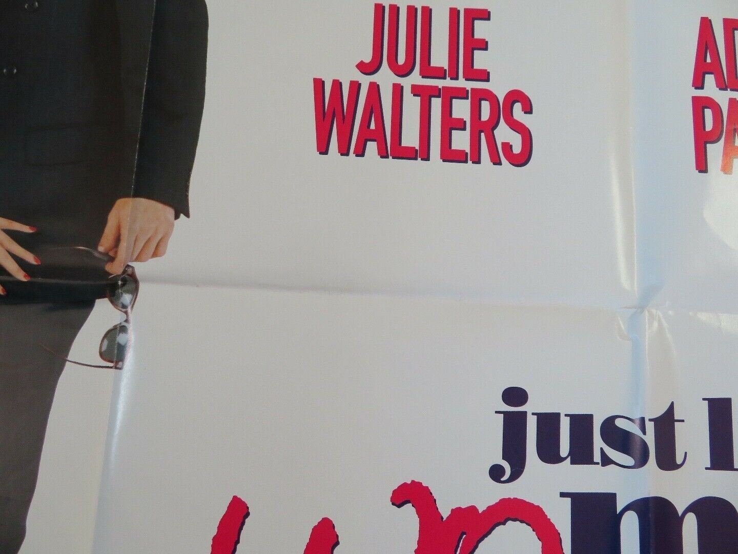 JUST LIKE A WOMAN BRITISH QUAD (30"x40") POSTER JULIA WALTERS ADRIAN PASDAR 1992 Movie posters