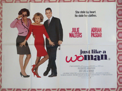 JUST LIKE A WOMAN BRITISH QUAD (30"x40") POSTER JULIA WALTERS ADRIAN PASDAR 1992 Movie posters