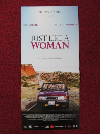 JUST LIKE A WOMAN ITALIAN LOCANDINA POSTER SIENNA MILLER G. FARAHANI 2012 Rendezvous Cinema Movie posters