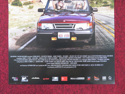 JUST LIKE A WOMAN ITALIAN LOCANDINA POSTER SIENNA MILLER G. FARAHANI 2012 Rendezvous Cinema Movie posters