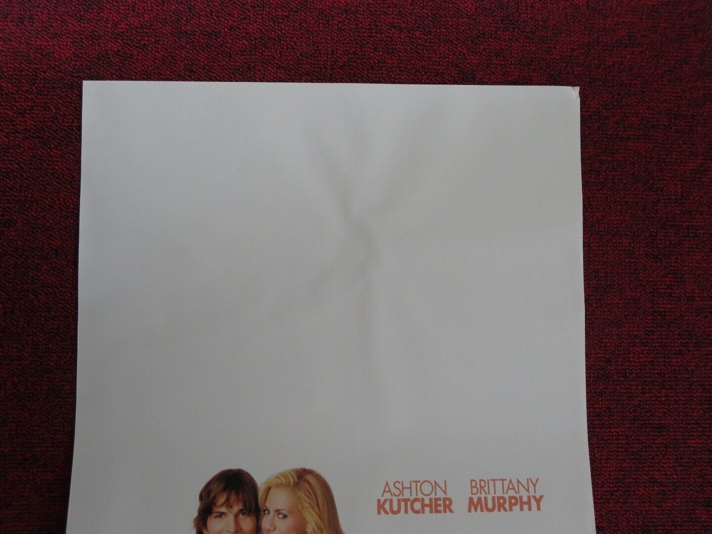 JUST MARRIED ITALIAN LOCANDINA (27.5"x13") POSTER ASHTON KUTCHER 2003 Movie posters