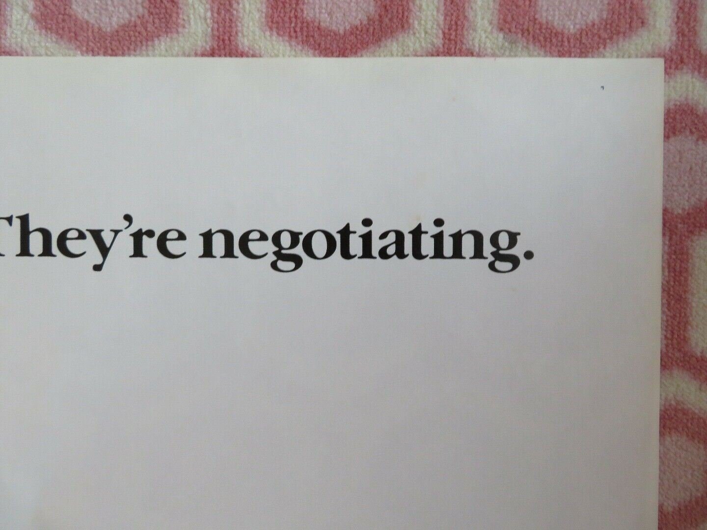 JUST TELL ME WHAT YOU WANT US ONE SHEET POSTER ALI MACGRAW ALAN KING 1980 Movie posters