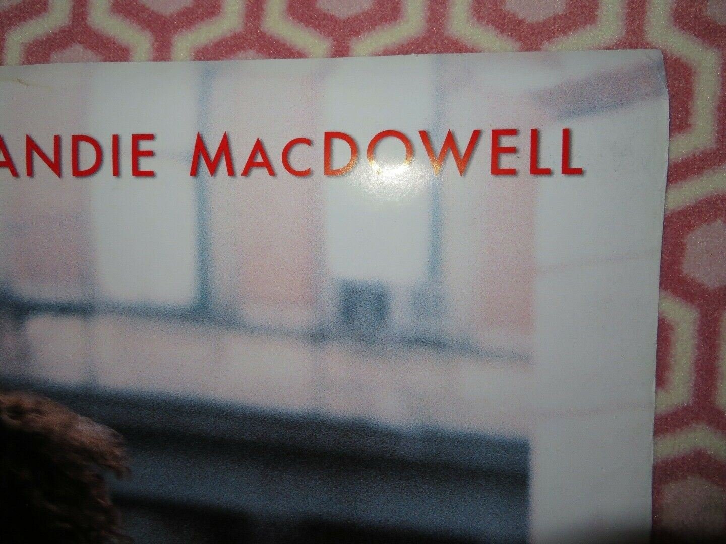 JUST THE TICKET US ONE SHEET ROLLED POSTER ANDY GARCIA ANDIE MADOWELL Rendezvous Cinema Movie posters