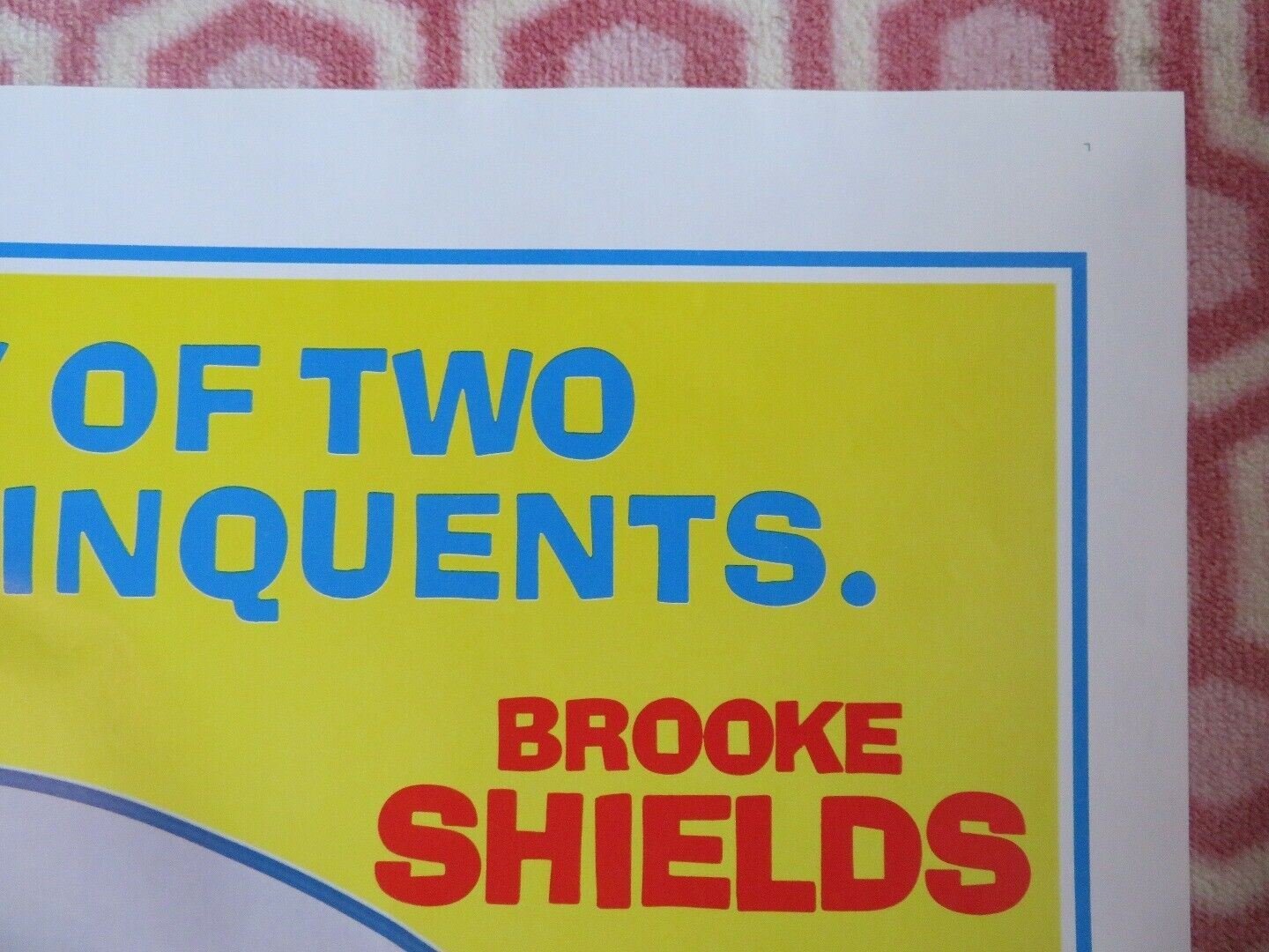 JUST YOU AND ME KID US ONE SHEET POSTER BROOKE SHIELD GEORGE BURNS 1979 Movie posters