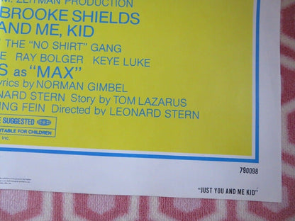 JUST YOU AND ME KID US ONE SHEET POSTER BROOKE SHIELD GEORGE BURNS 1979 Movie posters