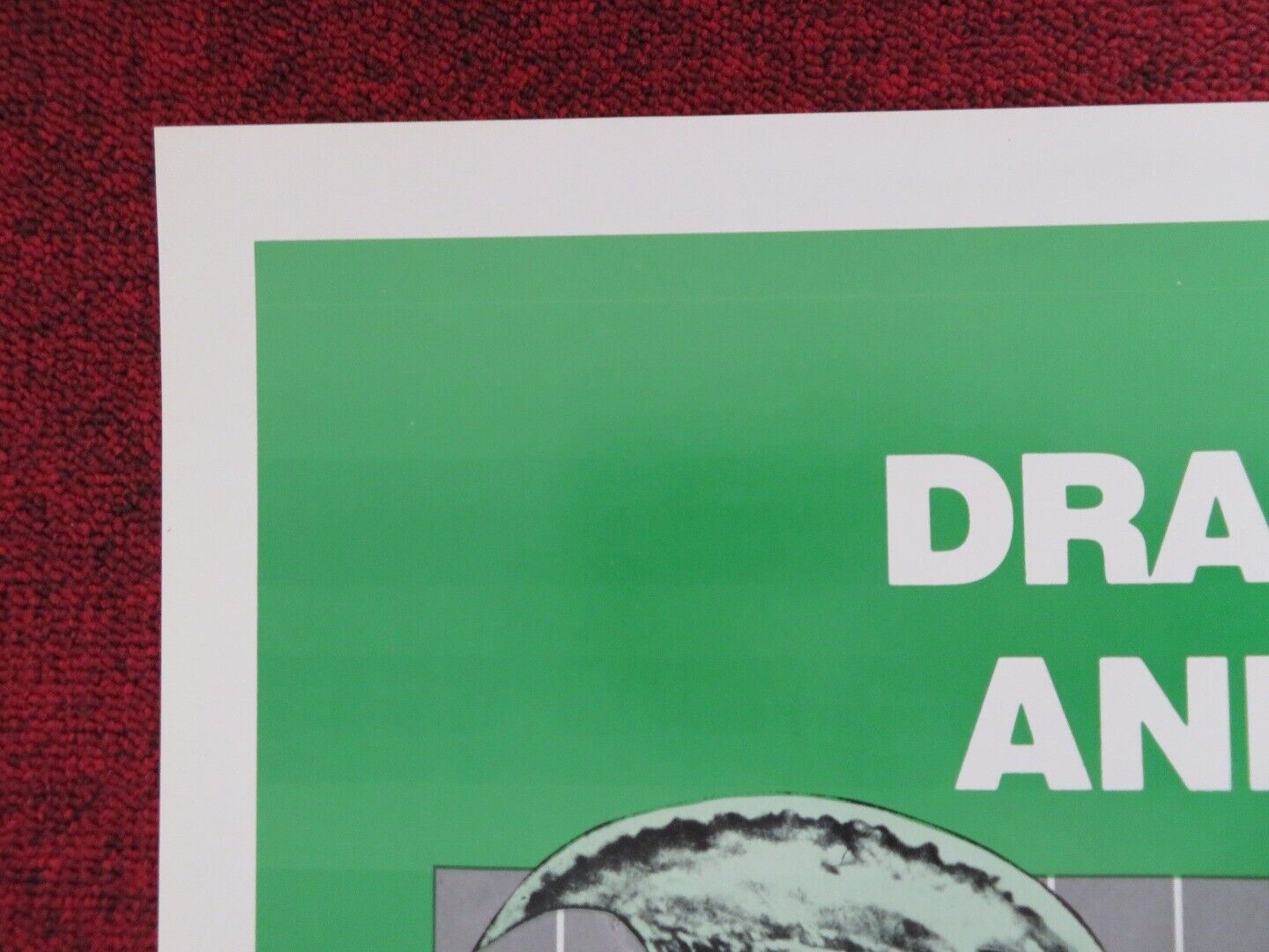 JUSTICE OF THE DRAGON - KUNG FU US ONE SHEET ROLLED POSTER DRAGON LEE 1982 Movie posters