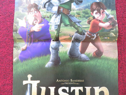 JUSTIN AND THE KNIGHTS OF VALOUR ITALIAN LOCANDINA POSTER ANTONIO BANDERAS 2013 Rendezvous Cinema Movie posters