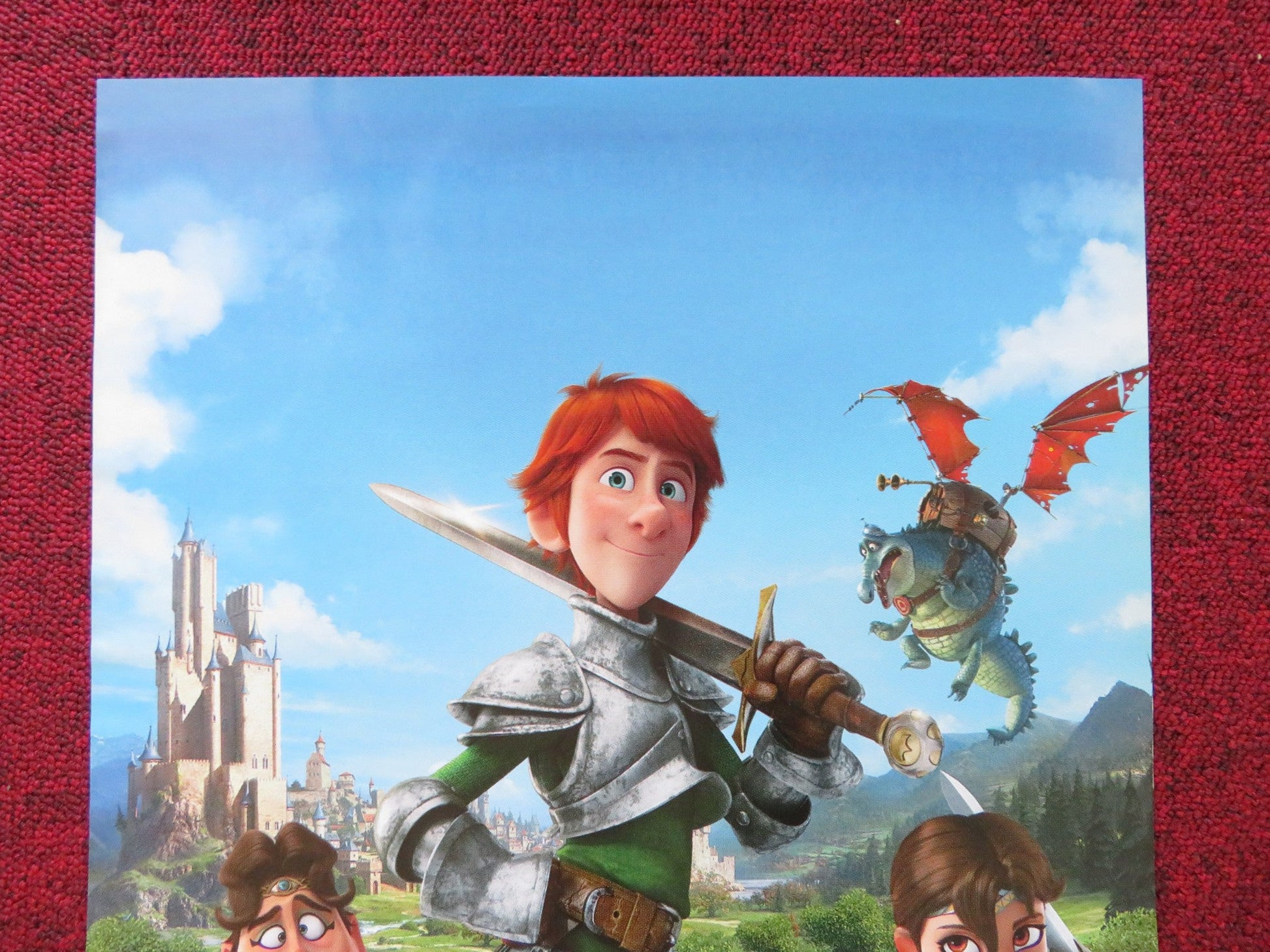 JUSTIN AND THE KNIGHTS OF VALOUR ITALIAN LOCANDINA POSTER ANTONIO BANDERAS 2013 Rendezvous Cinema Movie posters