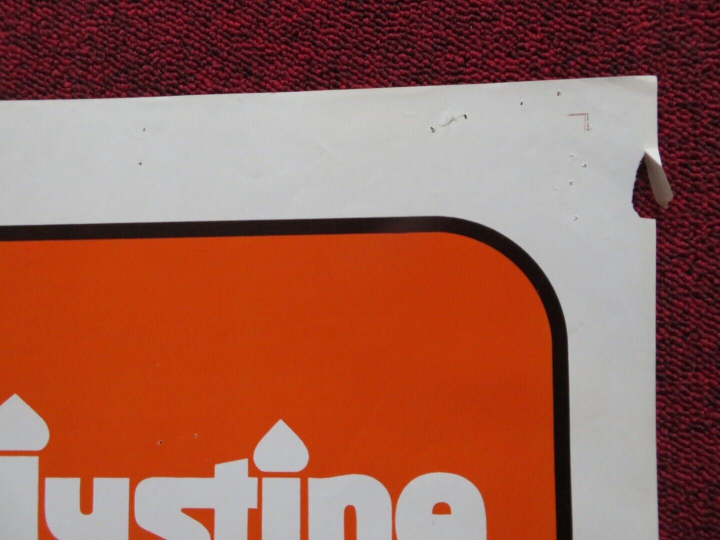 JUSTINE FOLDED U.S ONE SHEET POSTER ANOUK AIMEE DIRK BOGARDE 1969 Movie posters