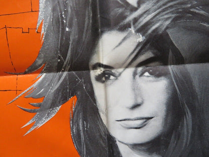 JUSTINE FOLDED US ONE SHEET POSTER ANOUK AIMEE DIRK BOGARDE 1969 Movie posters