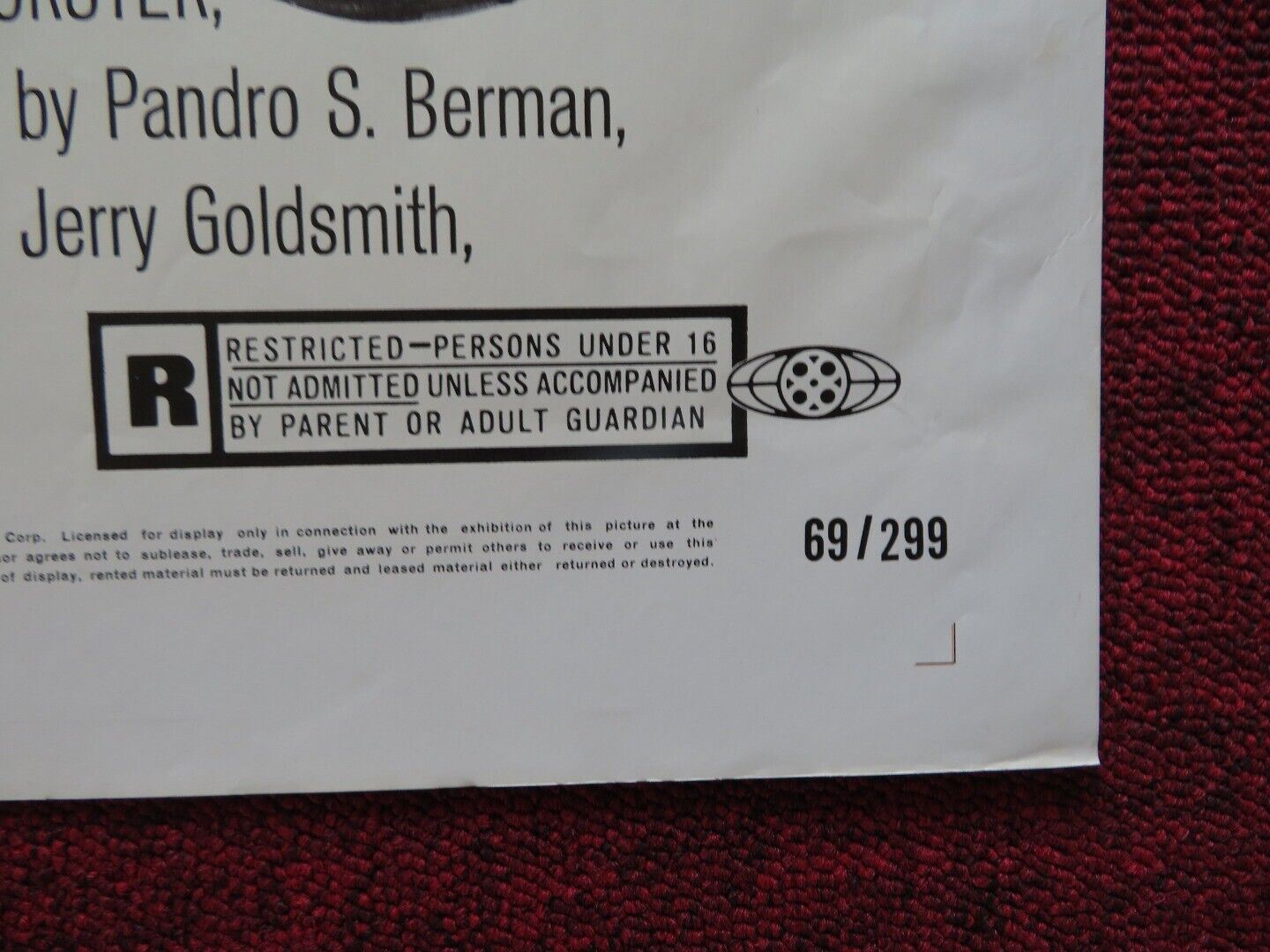 JUSTINE FOLDED US ONE SHEET POSTER ANOUK AIMEE DIRK BOGARDE 1969 Movie posters