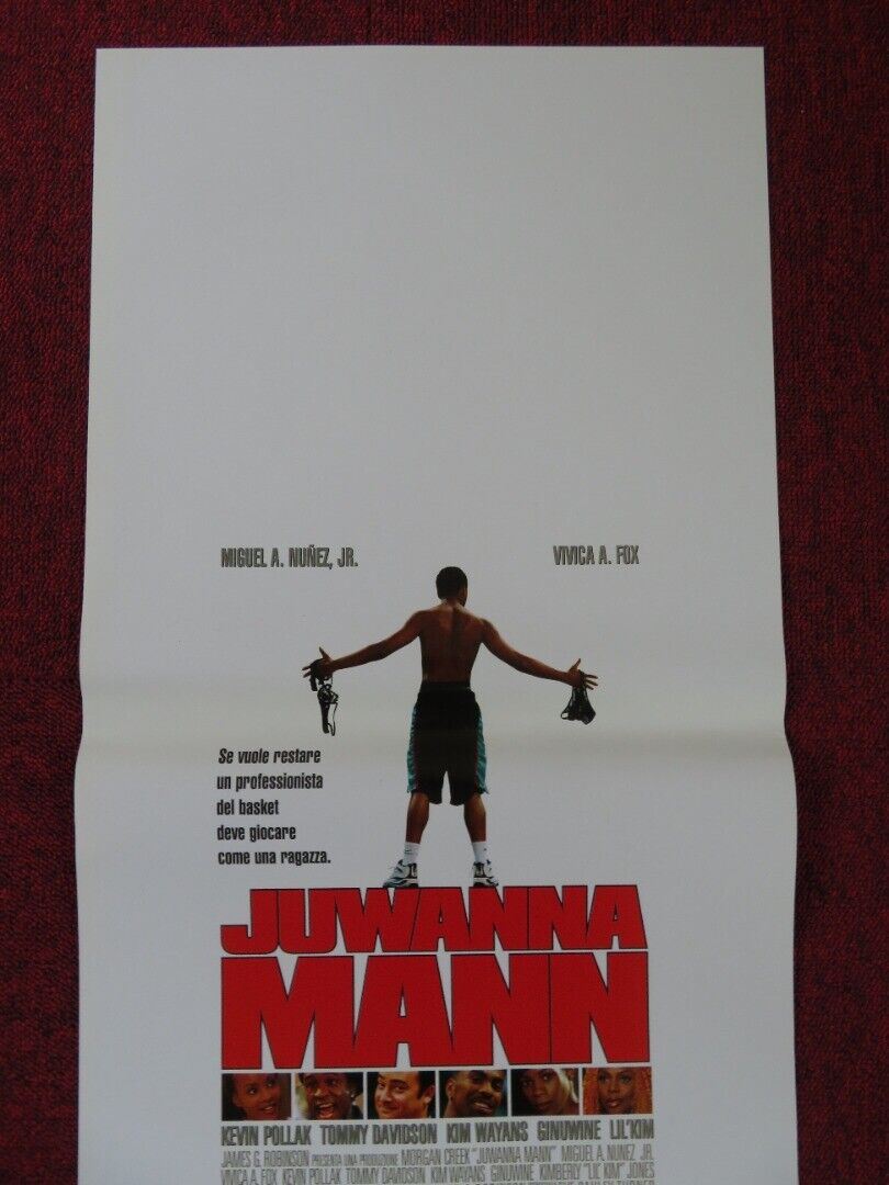 JUWANNA MANN ITALIAN LOCANDINA (27.5"x13") POSTER MIGUEL A. NUNEZ,JR. 2002 Movie posters