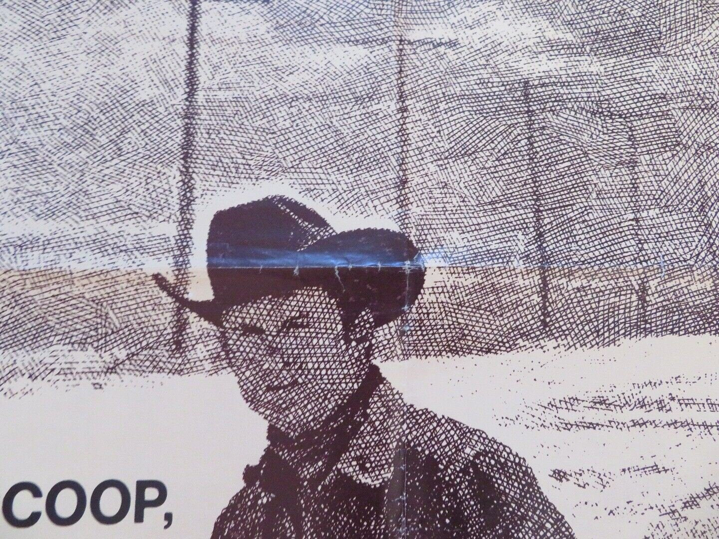 J.W.COOP US ONE SHEET POSTER CLIFF ROBERTSON 1971 - Rendezvous Cinema