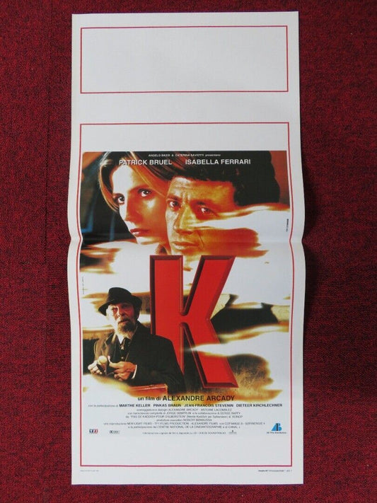 K ITALIAN LOCANDINA (27.5"x13") POSTER PATRICK BRUEL ISABELLA FERRARI 1998 Movie posters