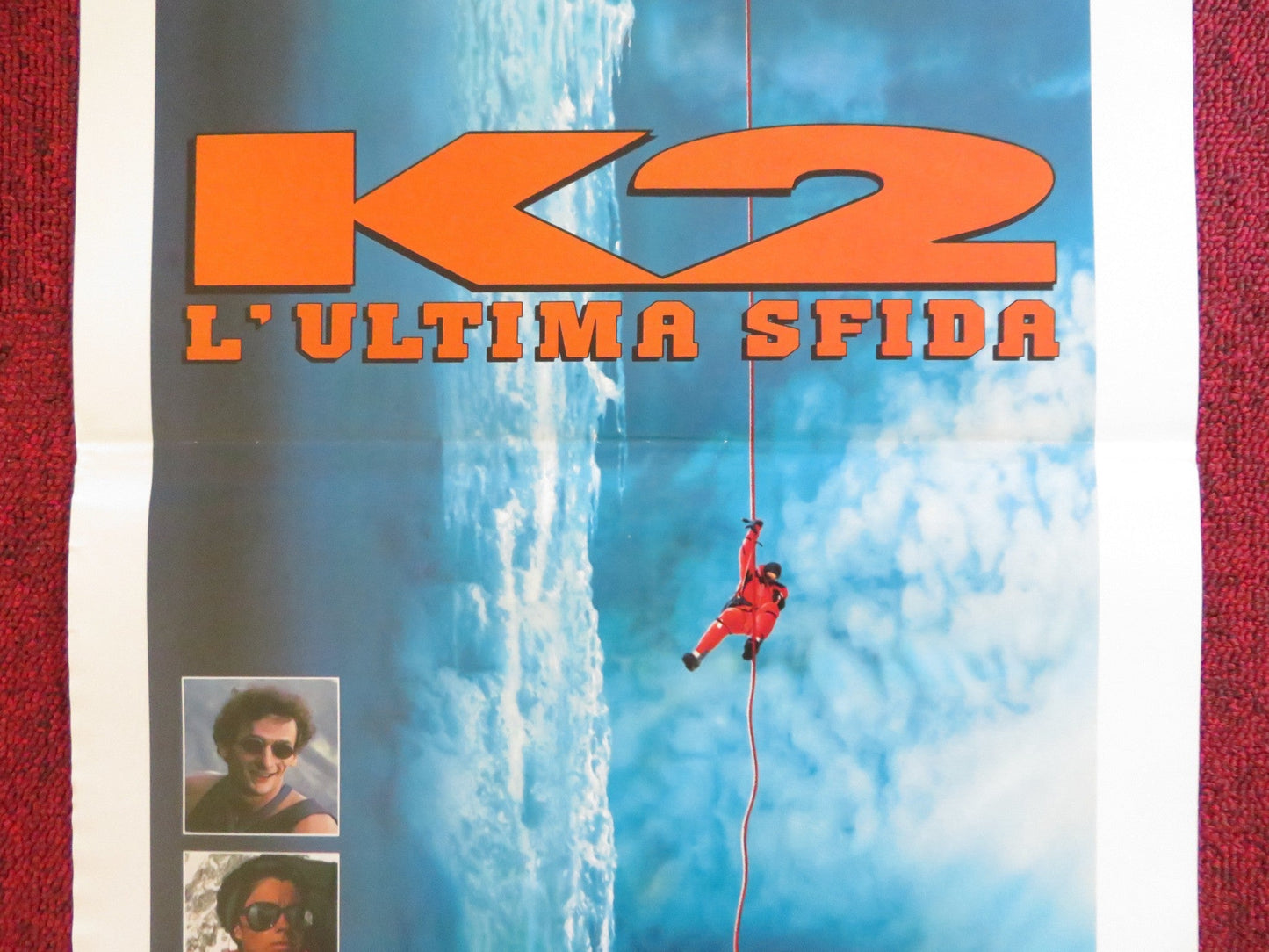 K2 ITALIAN LOCANDINA POSTER MICHAEL BIEHN MATTCRAVEN 1991 Rendezvous Cinema Movie posters