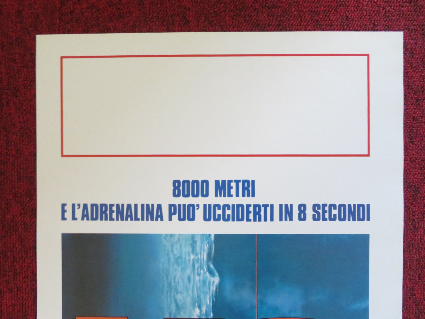 K2 ITALIAN LOCANDINA POSTER MICHAEL BIEHN MATTCRAVEN 1991 Rendezvous Cinema Movie posters
