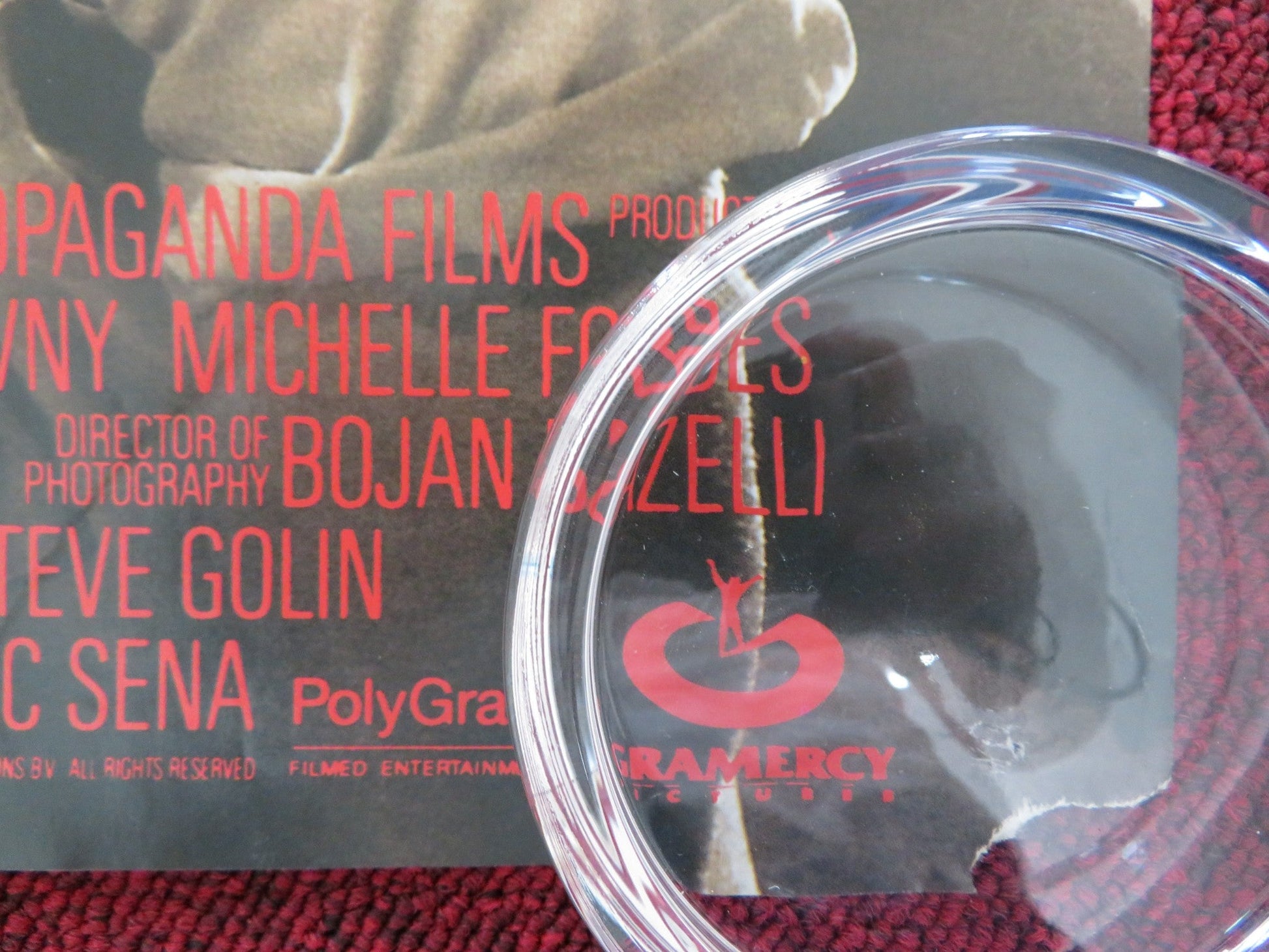 KALIFORNIA VHS VIDEO POSTER BRAD PITT JULIETTE LEWIS 1993 Rendezvous Cinema Movie posters