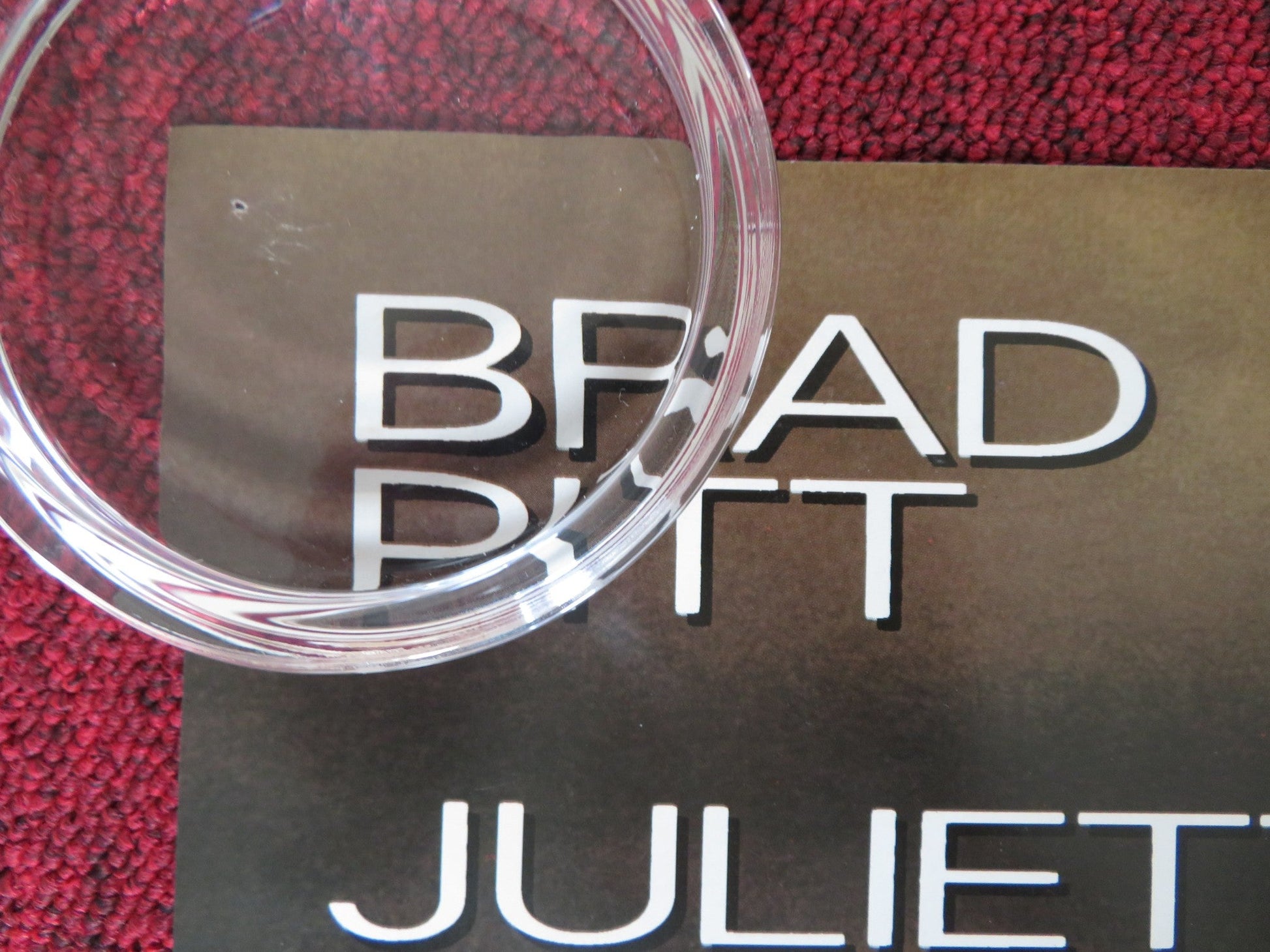 KALIFORNIA VHS VIDEO POSTER BRAD PITT JULIETTE LEWIS 1993 Rendezvous Cinema Movie posters