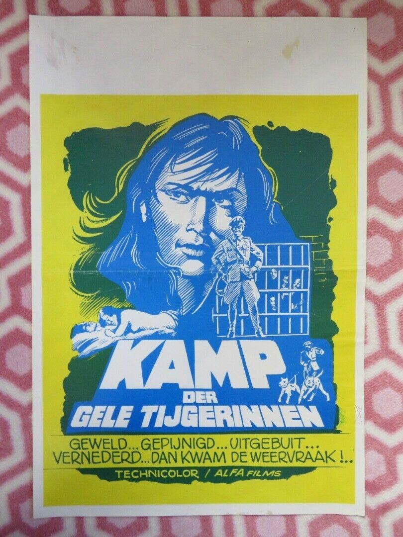 KAMP DER GELE TIJGERINNEN/ PRISONER 407 BELGIUM (21"x14") POSTER 1976 Movie posters