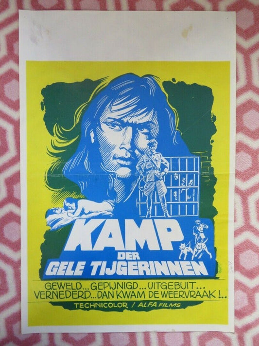 KAMP DER GELE TIJGERINNEN/ PRISONER 407 BELGIUM (21"x14") POSTER 1976 Movie posters