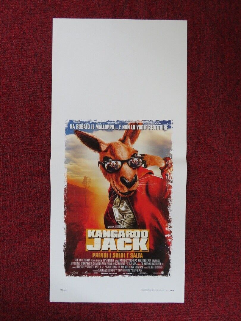KANGAROO JACK ITALIAN LOCANDINA (27.5"x13") POSTER JERRY O'CONNELL 2003 Rendezvous Cinema Movie posters