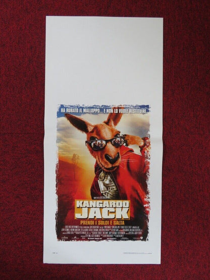 KANGAROO JACK ITALIAN LOCANDINA (27.5"x13") POSTER JERRY O'CONNELL 2003 Rendezvous Cinema Movie posters