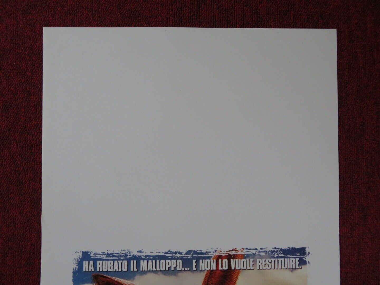 KANGAROO JACK ITALIAN LOCANDINA (27.5"x13") POSTER JERRY O'CONNELL 2003 Rendezvous Cinema Movie posters