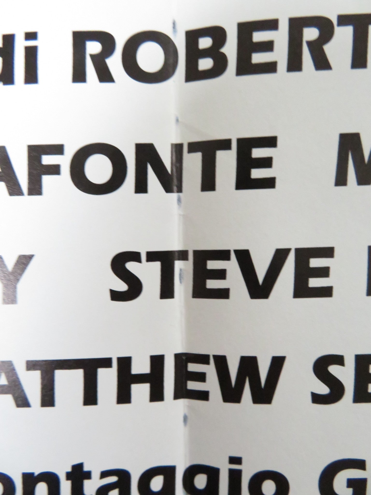 KANSAS CITY ITALIAN 2 FOGLIO POSTER JENIFER JASON LEIGH HARRY BELAFONTE 1996 Rendezvous Cinema Movie posters